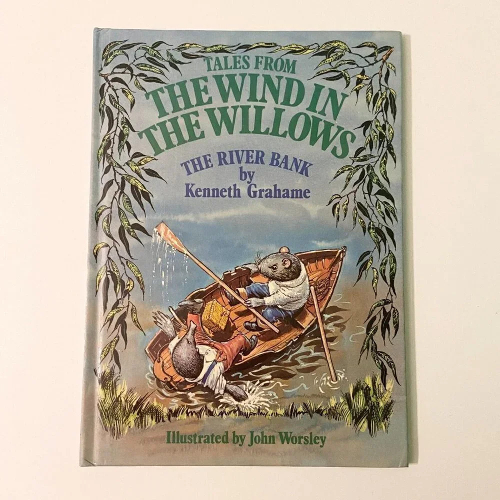 Vintage 1983 Tales From The Wind In The Willow The River Bank Kenneth Grahame